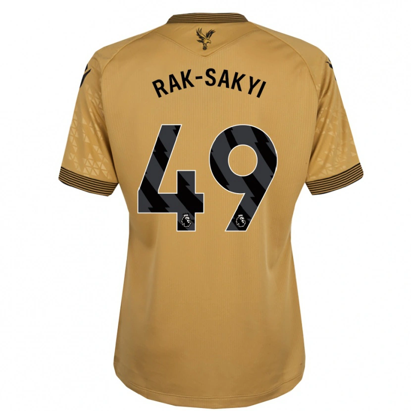 Danxen Femme Maillot Jesurun Rak-Sakyi #49 Or Noir Tenues Extérieur 2025/26 T-Shirt