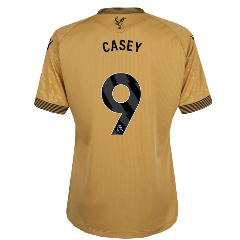 Danxen Femme Maillot Ben Casey #9 Or Noir Tenues Extérieur 2025/26 T-Shirt