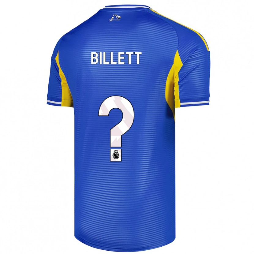 Danxen Femme Maillot Joe Billett #0 Bleu Jaune Tenues Extérieur 2025/26 T-Shirt