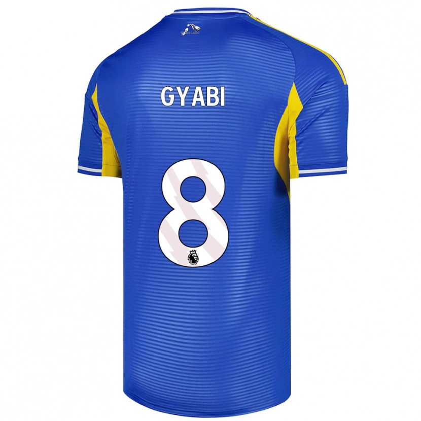 Danxen Femme Maillot Darko Gyabi #8 Bleu Jaune Tenues Extérieur 2025/26 T-Shirt
