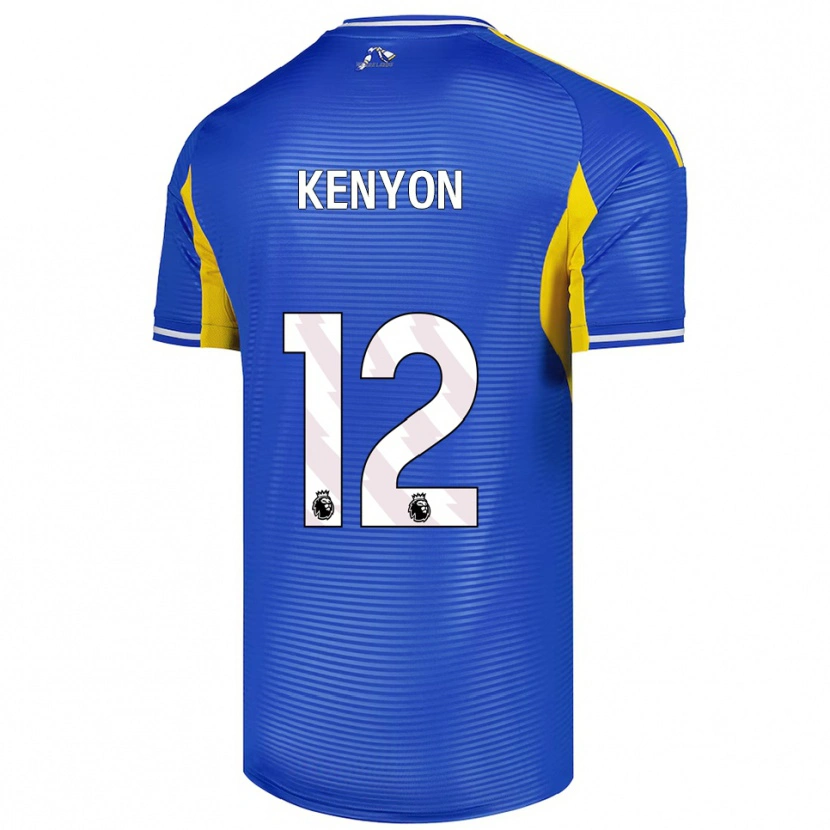 Danxen Femme Maillot George Kenyon #12 Bleu Jaune Tenues Extérieur 2025/26 T-Shirt