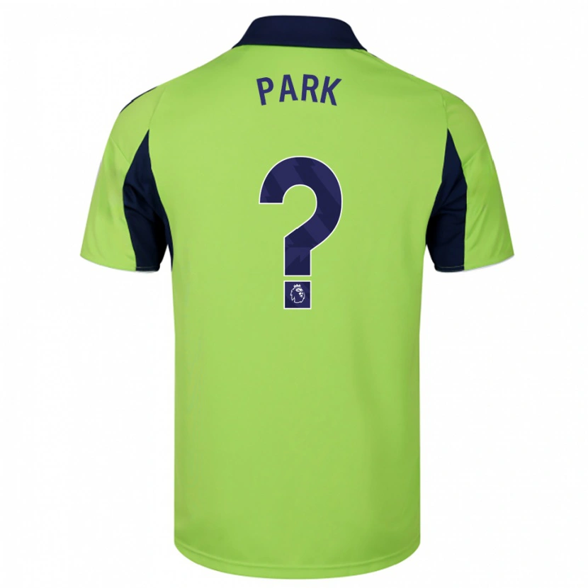 Danxen Femme Maillot Damon Park #0 Vert Marine Blanc Tenues Extérieur 2025/26 T-Shirt