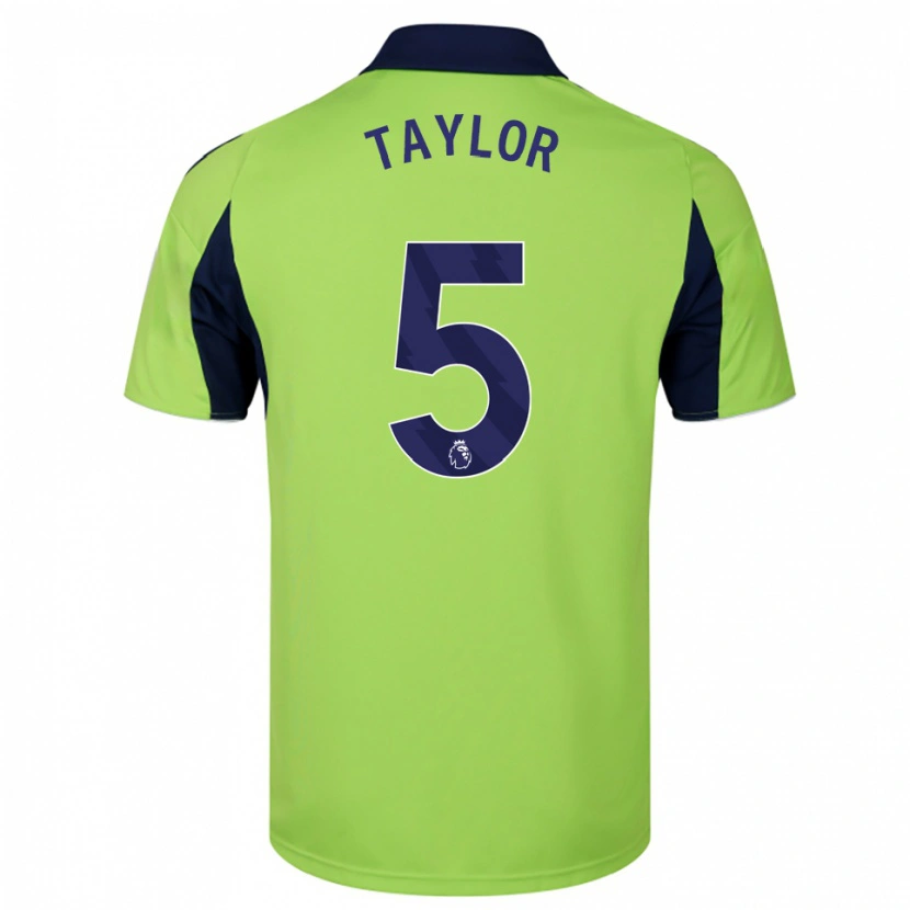 Danxen Femme Maillot Archie Taylor #5 Vert Marine Blanc Tenues Extérieur 2025/26 T-Shirt