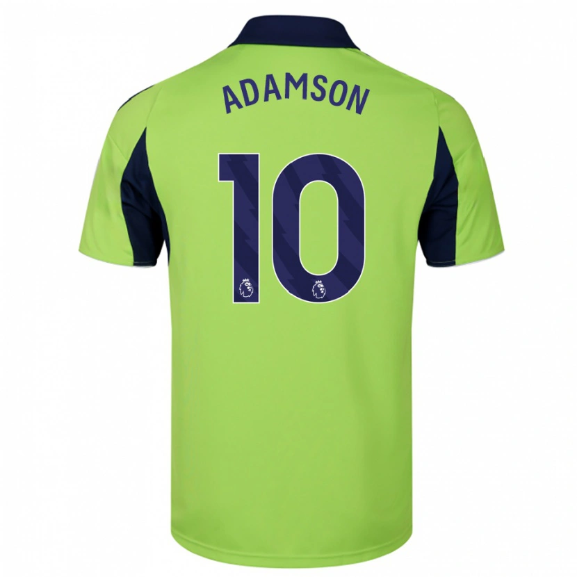 Danxen Femme Maillot Sasha Adamson #10 Vert Marine Blanc Tenues Extérieur 2025/26 T-Shirt