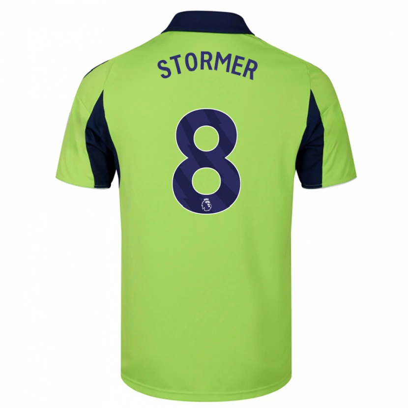 Danxen Femme Maillot Becky Stormer #8 Vert Marine Blanc Tenues Extérieur 2025/26 T-Shirt
