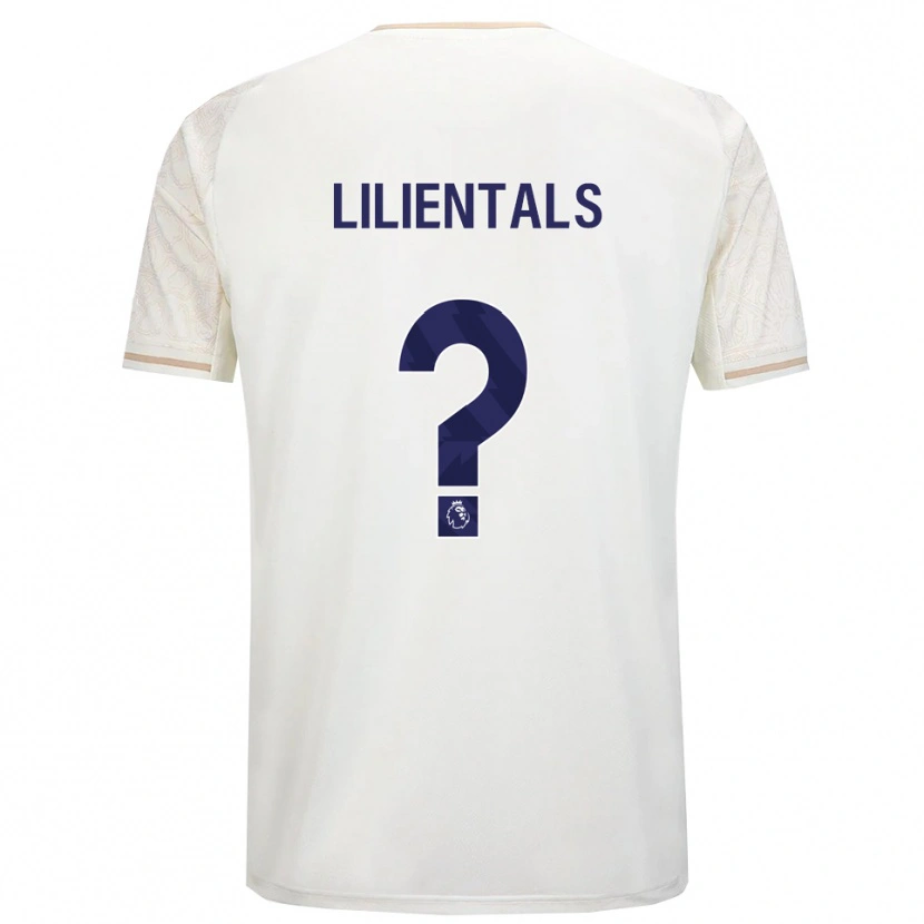 Danxen Femme Maillot Matiss Lilientals #0 Blanc Cassé Noir Tenues Extérieur 2025/26 T-Shirt