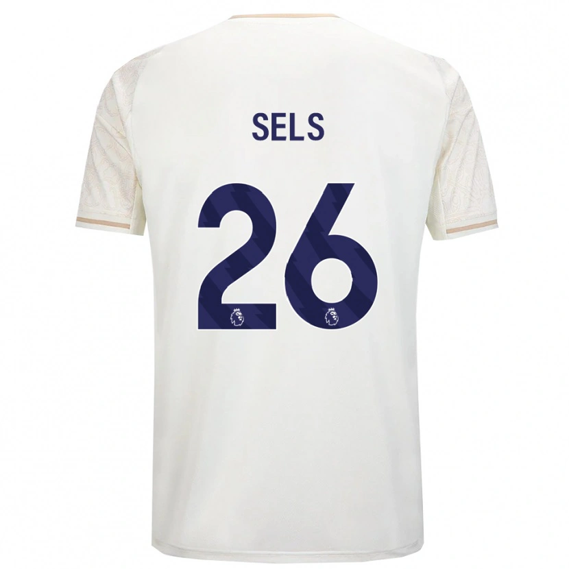 Danxen Femme Maillot Matz Sels #26 Blanc Cassé Noir Tenues Extérieur 2025/26 T-Shirt