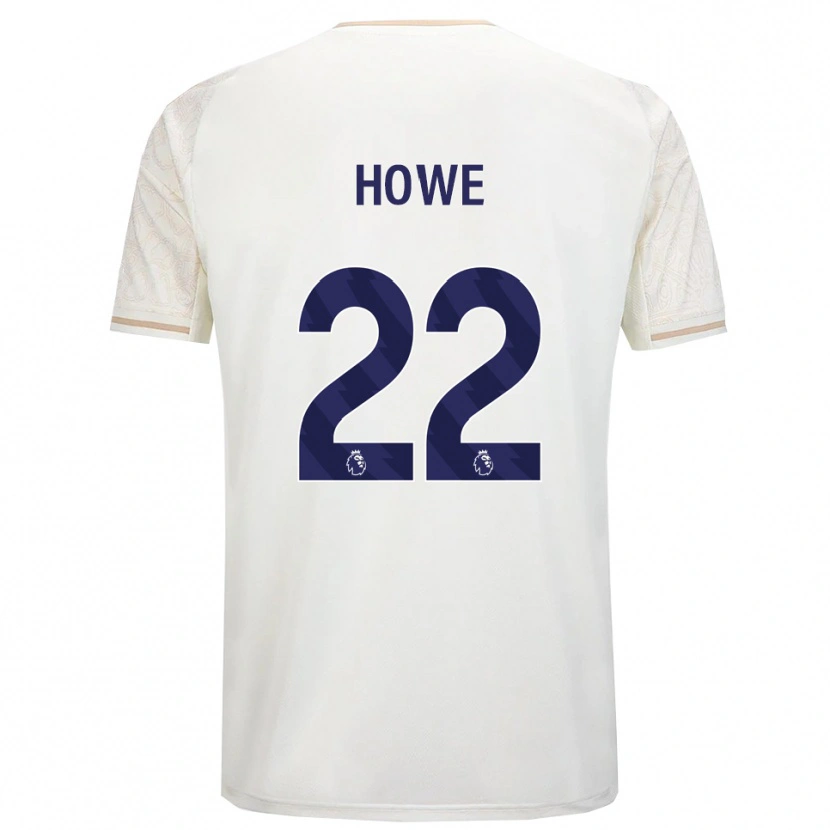 Danxen Femme Maillot Casey Howe #22 Blanc Cassé Noir Tenues Extérieur 2025/26 T-Shirt