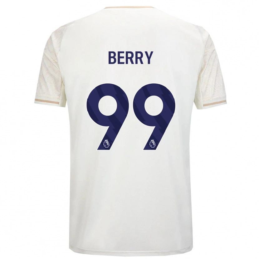 Danxen Femme Maillot Adam Berry #99 Blanc Cassé Noir Tenues Extérieur 2025/26 T-Shirt