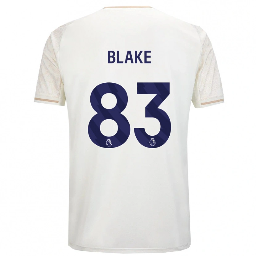 Danxen Femme Maillot Zyan Blake #83 Blanc Cassé Noir Tenues Extérieur 2025/26 T-Shirt