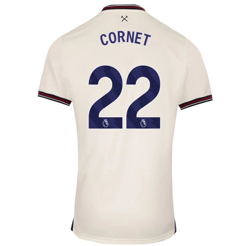 Danxen Femme Maillot Maxwel Cornet #22 Blanc Cassé Tenues Extérieur 2025/26 T-Shirt