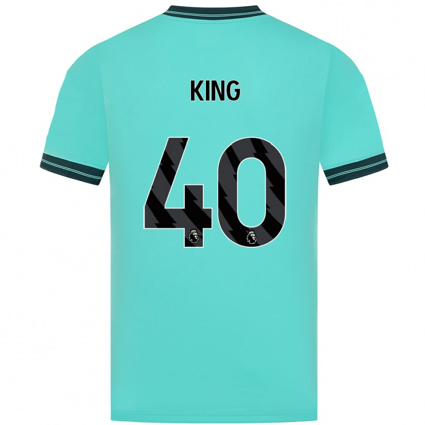 Danxen Femme Maillot Tom King #40 Bleu Ciel Vert Tenues Extérieur 2025/26 T-Shirt