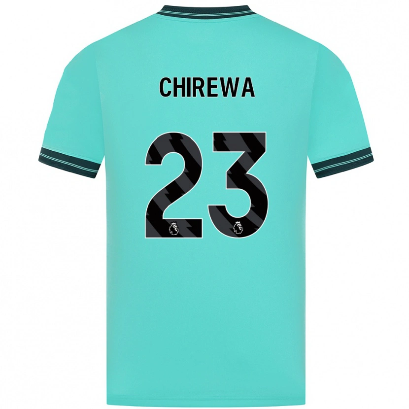 Danxen Femme Maillot Tawanda Chirewa #23 Bleu Ciel Vert Tenues Extérieur 2025/26 T-Shirt