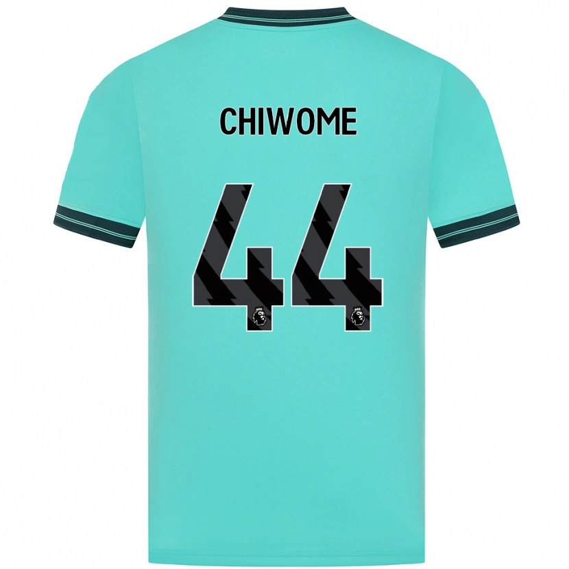Danxen Femme Maillot Leon Chiwome #44 Bleu Ciel Vert Tenues Extérieur 2025/26 T-Shirt