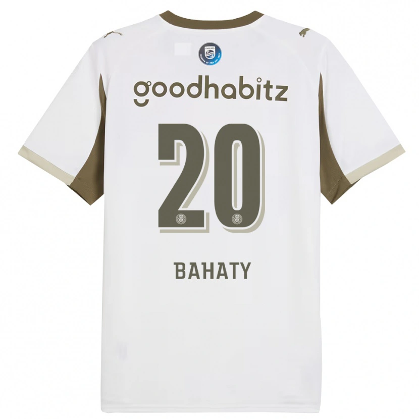 Danxen Femme Maillot Manuel Bahaty #20 Blanc Gris Troisieme 2025/26 T-Shirt