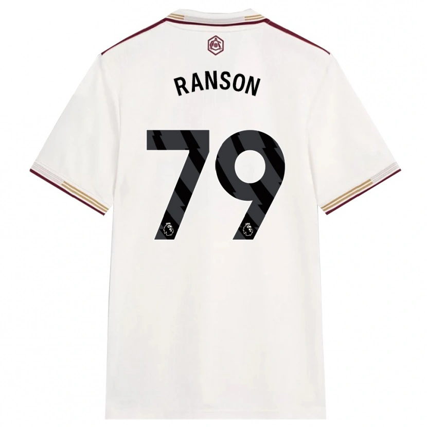 Danxen Femme Maillot Khari Ranson #79 Blanc Cassé Bourgogne Troisieme 2025/26 T-Shirt