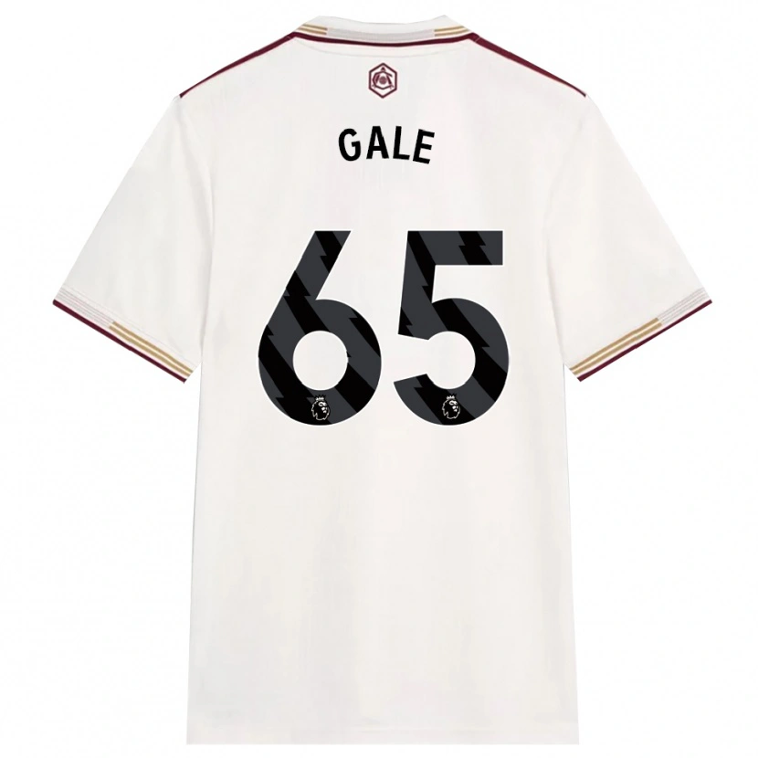 Danxen Femme Maillot Jessie Gale #65 Blanc Cassé Bourgogne Troisieme 2025/26 T-Shirt