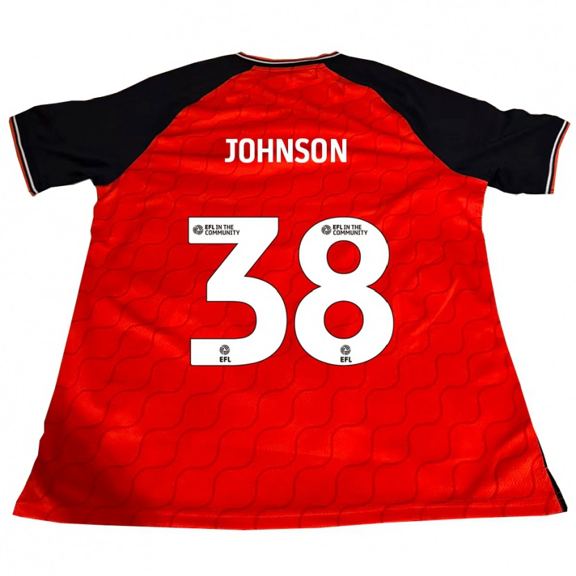 Danxen Enfant Maillot Joe Johnson #38 Orange Noir Blanc Tenues Domicile 2025/26 T-Shirt