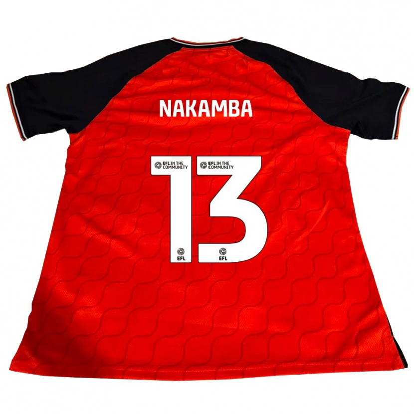 Danxen Enfant Maillot Marvelous Nakamba #13 Orange Noir Blanc Tenues Domicile 2025/26 T-Shirt