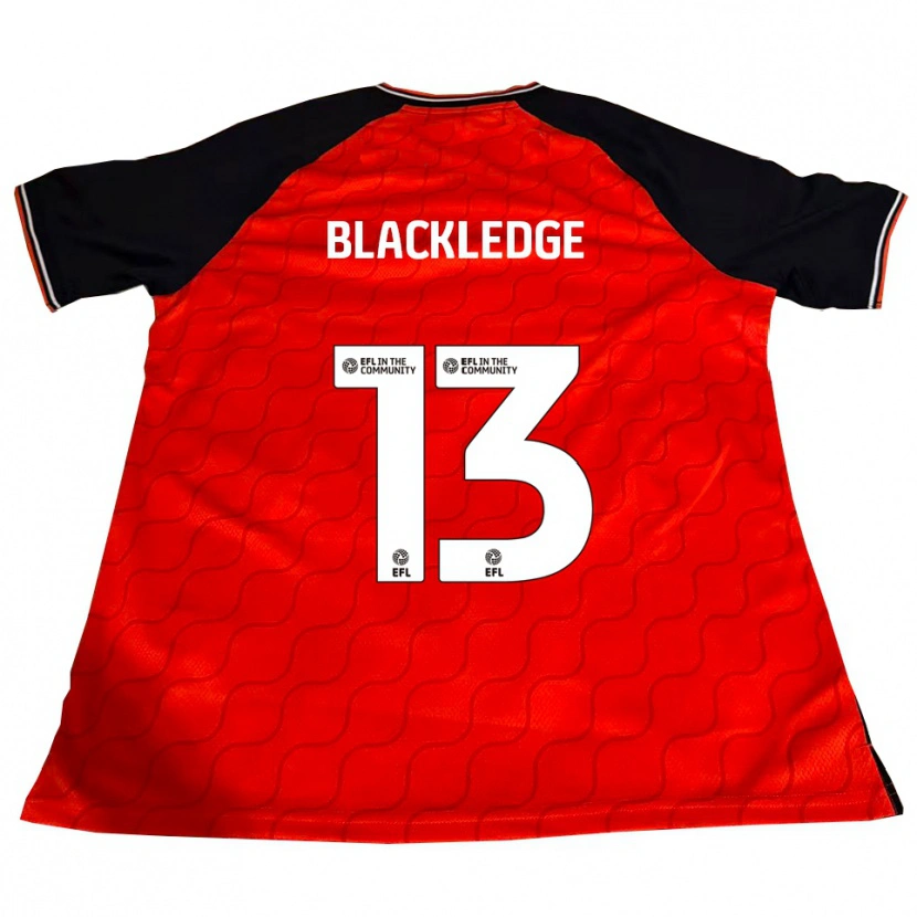 Danxen Enfant Maillot Henry Blackledge #13 Orange Noir Blanc Tenues Domicile 2025/26 T-Shirt
