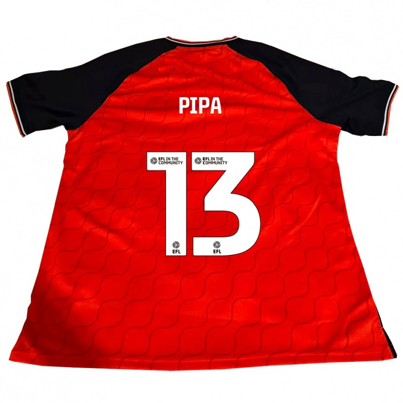 Danxen Enfant Maillot Oliver Pipa #13 Orange Noir Blanc Tenues Domicile 2025/26 T-Shirt
