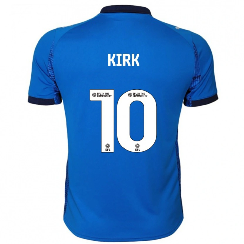 Danxen Enfant Maillot Tara Kirk #10 Bleu Blanc Tenues Domicile 2025/26 T-Shirt