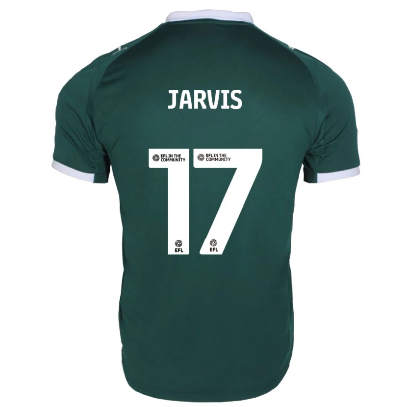 Danxen Enfant Maillot Lulu Jarvis #17 Vert Blanc Tenues Domicile 2025/26 T-Shirt