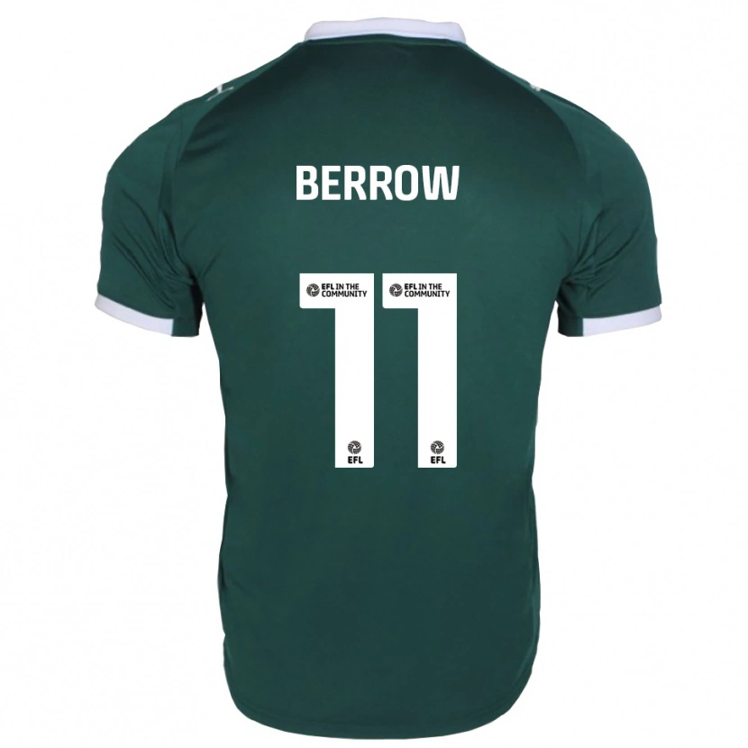 Danxen Enfant Maillot Jade Berrow #11 Vert Blanc Tenues Domicile 2025/26 T-Shirt