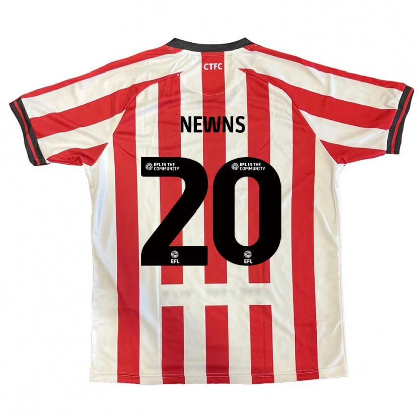 Danxen Enfant Maillot Issy Newns #20 Rouge Blanc Noir Tenues Domicile 2025/26 T-Shirt