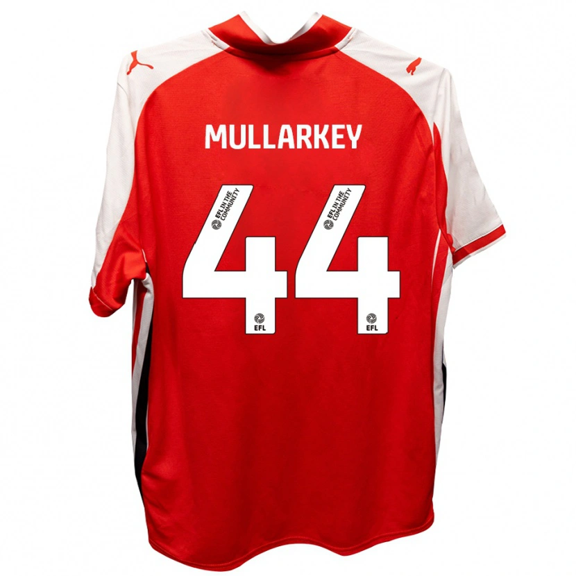 Danxen Enfant Maillot Toby Mullarkey #44 Rouge Blanc Tenues Domicile 2025/26 T-Shirt