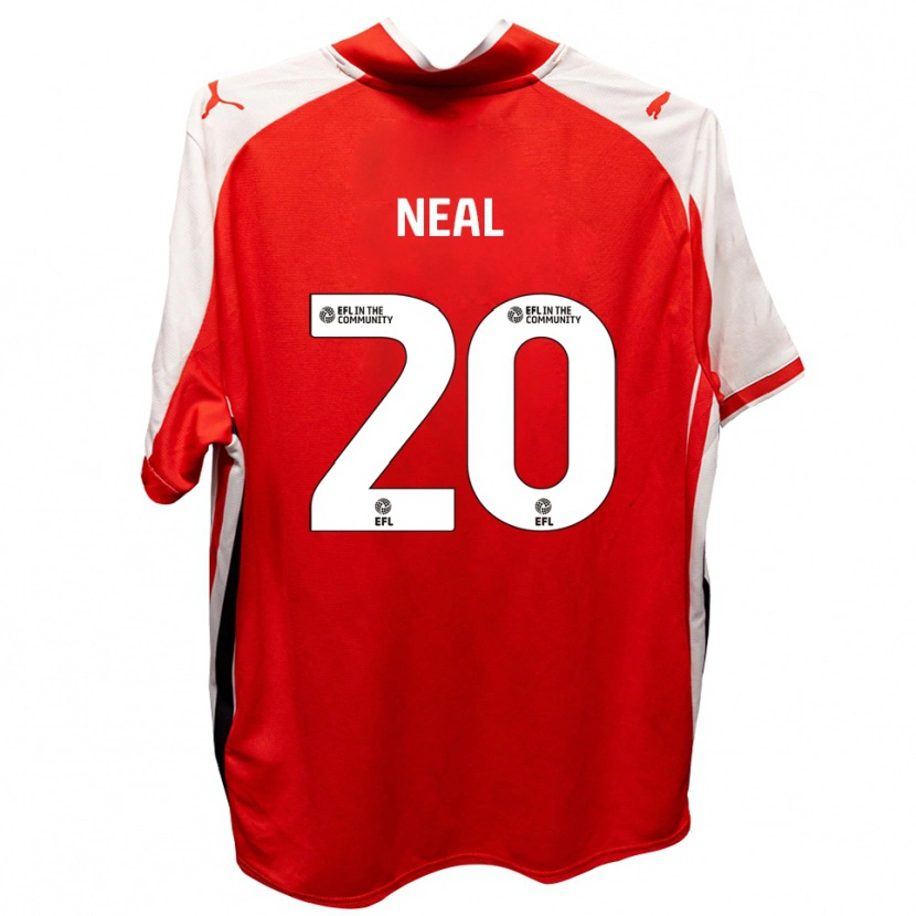 Danxen Enfant Maillot Harrison Neal #20 Rouge Blanc Tenues Domicile 2025/26 T-Shirt