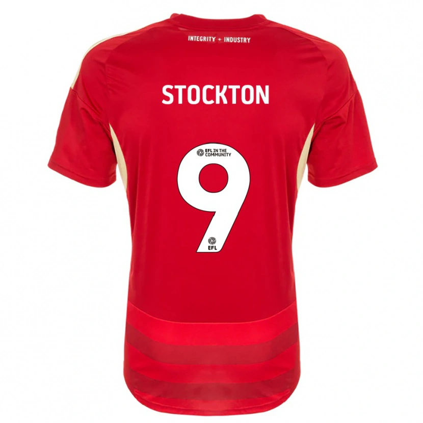 Danxen Enfant Maillot Cole Stockton #9 Rouge Blanc Tenues Domicile 2025/26 T-Shirt