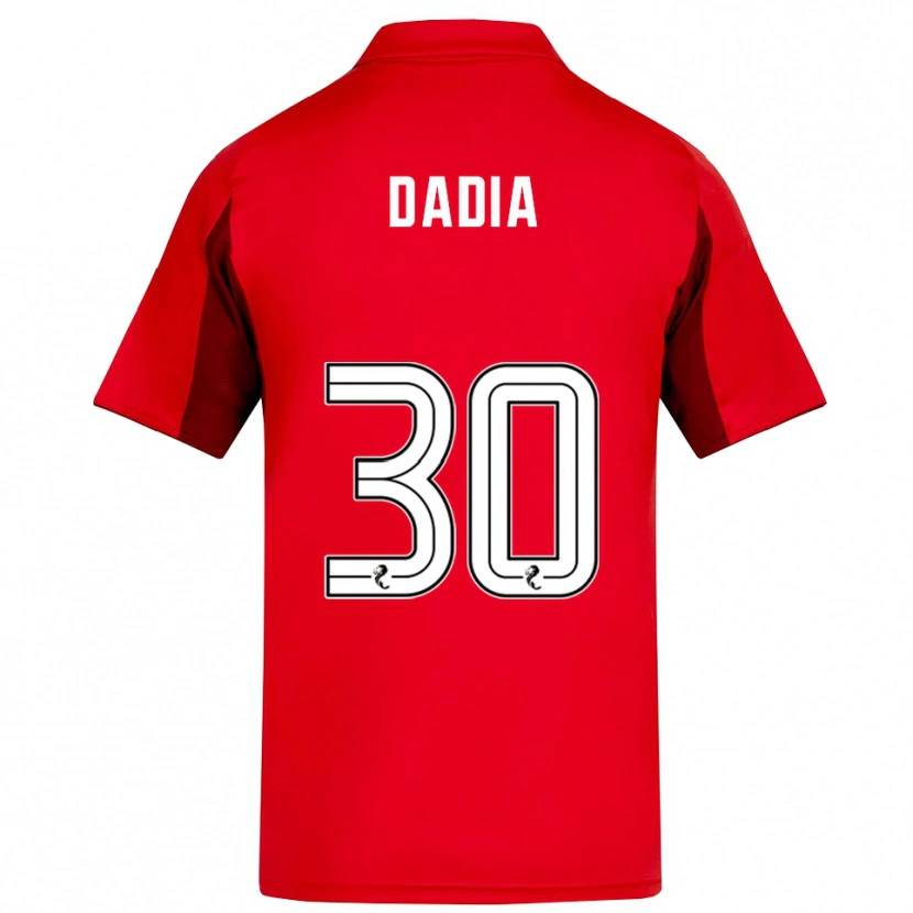 Danxen Enfant Maillot Or Dadia #30 Rouge Bordeaux Tenues Domicile 2025/26 T-Shirt