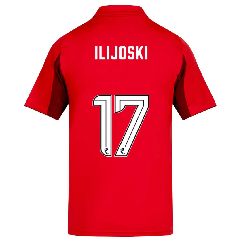 Danxen Enfant Maillot Emma Ilijoski #17 Rouge Bordeaux Tenues Domicile 2025/26 T-Shirt
