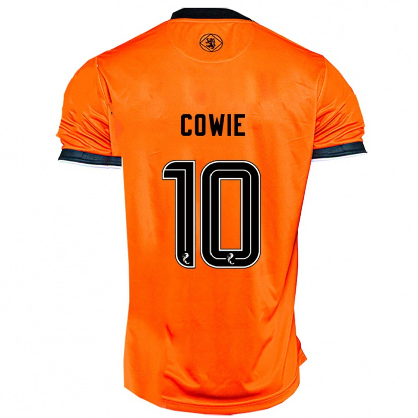 Danxen Enfant Maillot Ellie Cowie #10 Orange Noir Tenues Domicile 2025/26 T-Shirt