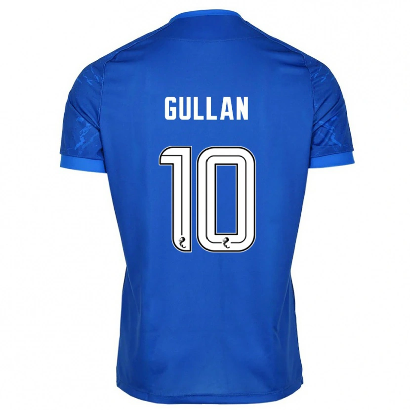 Danxen Enfant Maillot Jamie Gullan #10 Bleu Blanc Tenues Domicile 2025/26 T-Shirt