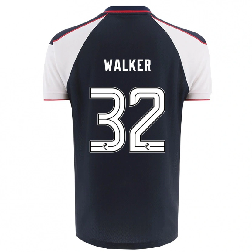 Danxen Enfant Maillot Rhys Walker #32 Marine Blanc Tenues Domicile 2025/26 T-Shirt