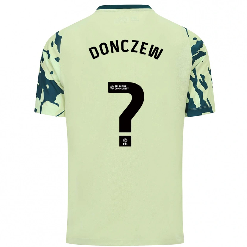Danxen Enfant Maillot Axel Donczew #0 Vert Foncé Tenues Extérieur 2025/26 T-Shirt