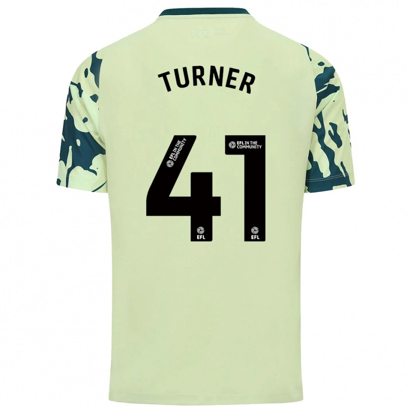 Danxen Enfant Maillot Matthew Turner #41 Vert Foncé Tenues Extérieur 2025/26 T-Shirt