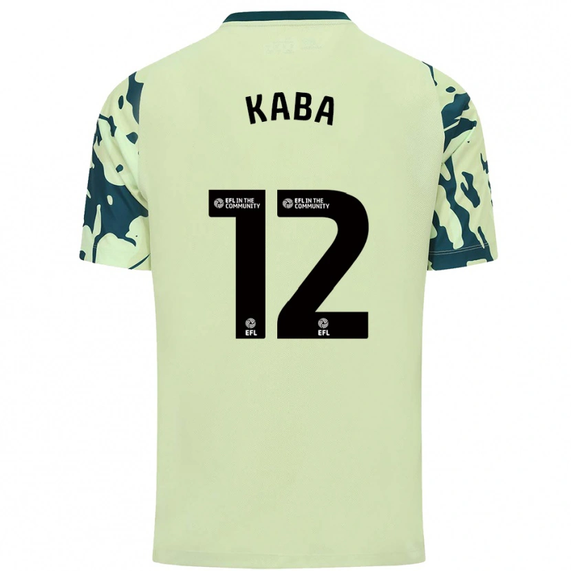 Danxen Enfant Maillot Sekou Kaba #12 Vert Foncé Tenues Extérieur 2025/26 T-Shirt