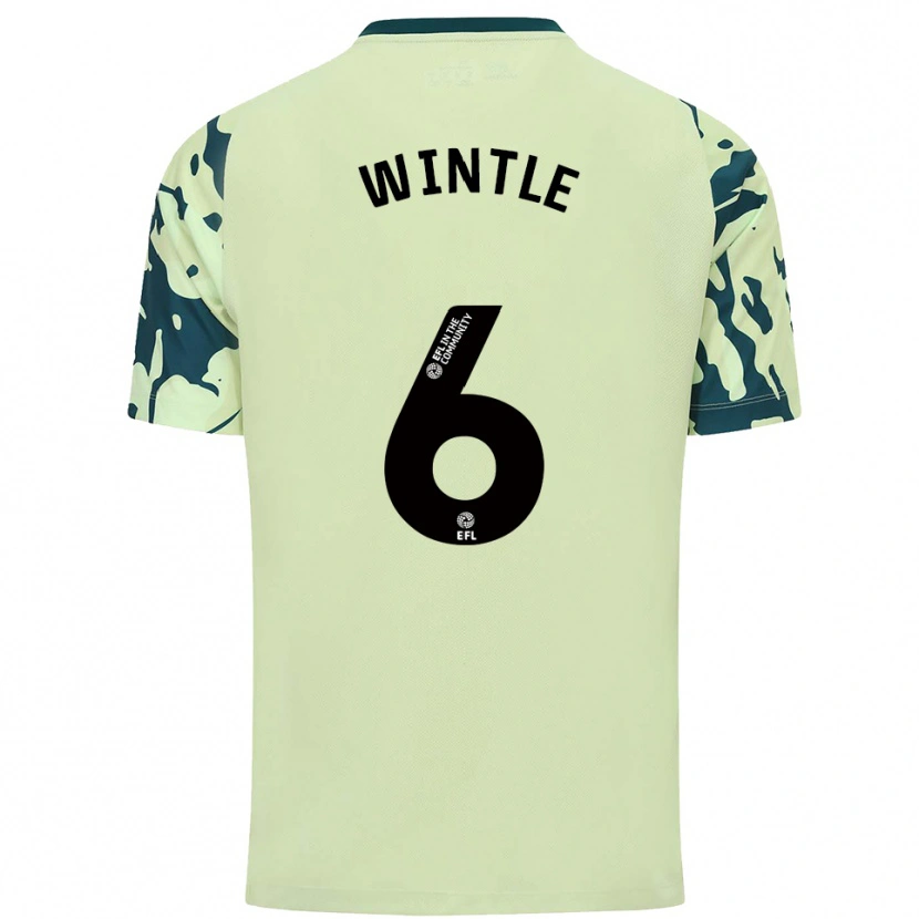 Danxen Enfant Maillot Ryan Wintle #6 Vert Foncé Tenues Extérieur 2025/26 T-Shirt