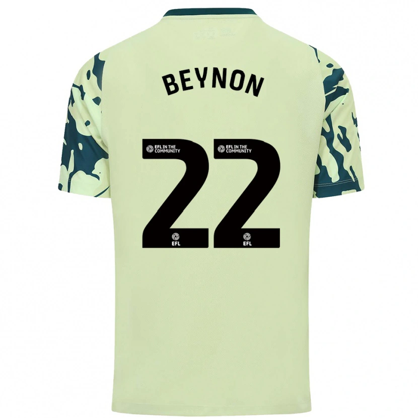 Danxen Enfant Maillot Emma Beynon #22 Vert Foncé Tenues Extérieur 2025/26 T-Shirt