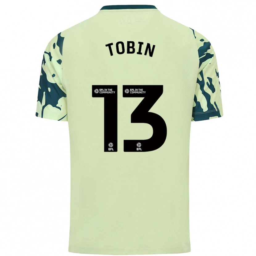 Danxen Enfant Maillot Tiger Tobin #13 Vert Foncé Tenues Extérieur 2025/26 T-Shirt