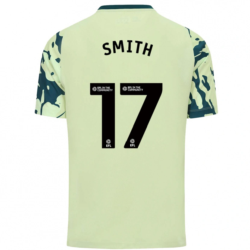 Danxen Enfant Maillot Hollie Smith #17 Vert Foncé Tenues Extérieur 2025/26 T-Shirt
