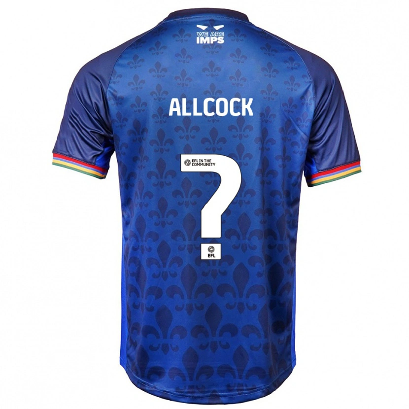 Danxen Enfant Maillot Laura Allcock #0 Bleu Marine Tenues Extérieur 2025/26 T-Shirt