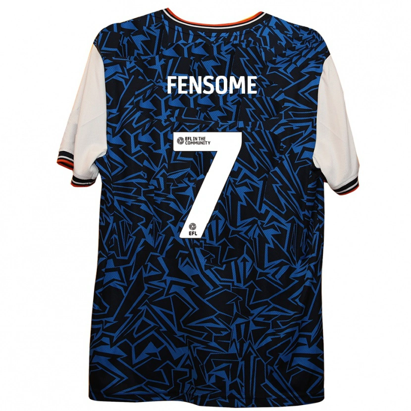 Danxen Enfant Maillot Tash Fensome #7 Bleu Noir Blanc Tenues Extérieur 2025/26 T-Shirt