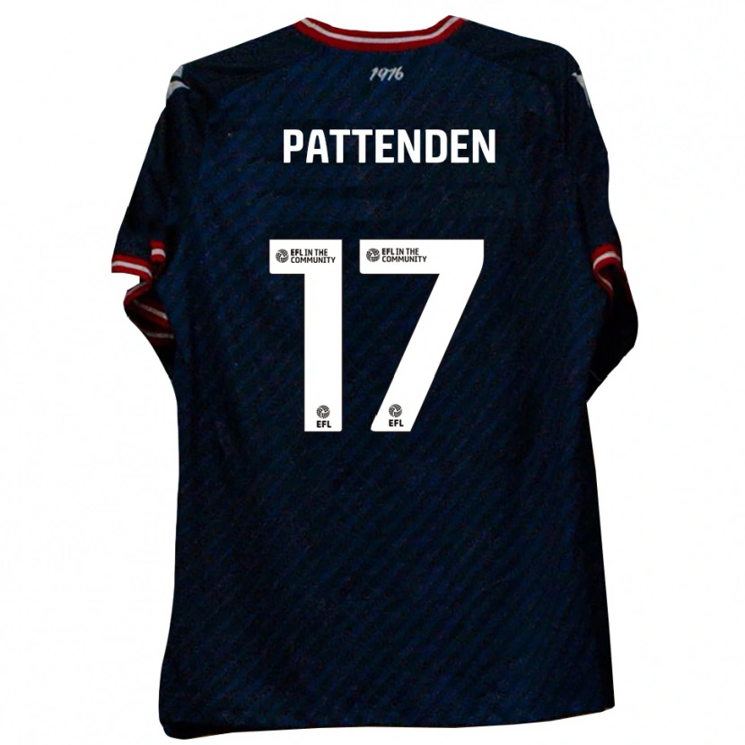Danxen Enfant Maillot Jasper Pattenden #17 Marine Rouge Tenues Extérieur 2025/26 T-Shirt
