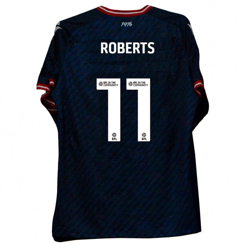 Danxen Enfant Maillot Jordan Roberts #11 Marine Rouge Tenues Extérieur 2025/26 T-Shirt
