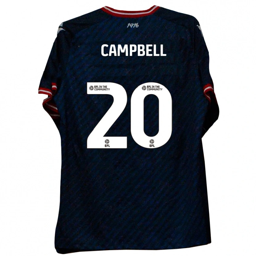 Danxen Enfant Maillot Chem Campbell #20 Marine Rouge Tenues Extérieur 2025/26 T-Shirt