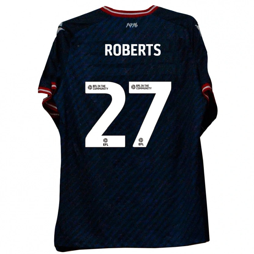 Danxen Enfant Maillot Mathaeus Roberts #27 Marine Rouge Tenues Extérieur 2025/26 T-Shirt